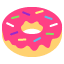 Donut emoji displayed as a colored image.