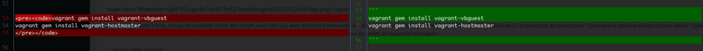 Some misformatted HTML code is correctly fixed