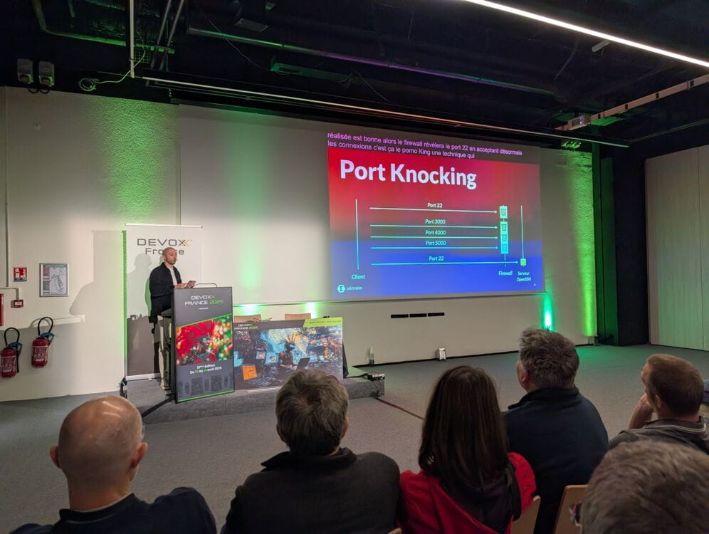 Présentation de Paul Jeannot au sujet du port knocking