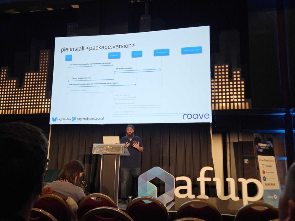 James au Forum PHP