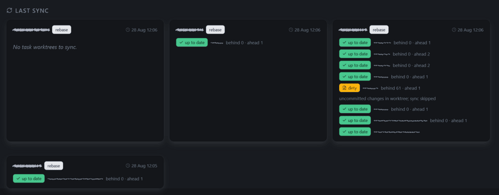 PABLO web rebase reporting