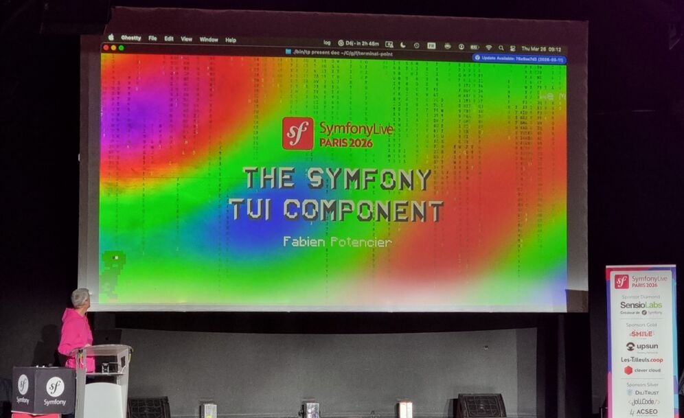 Fabien pendant la Keynote