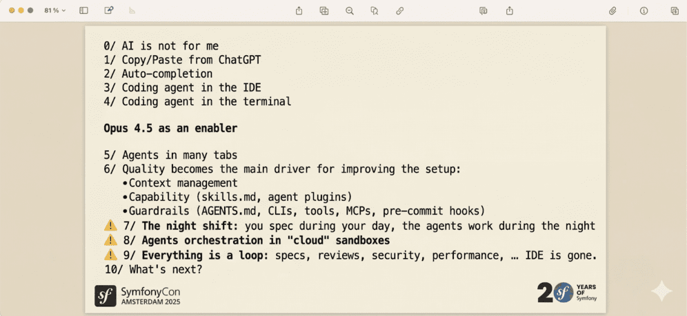 Les différents niveaux d'utilisation de l'IA selon Fabien