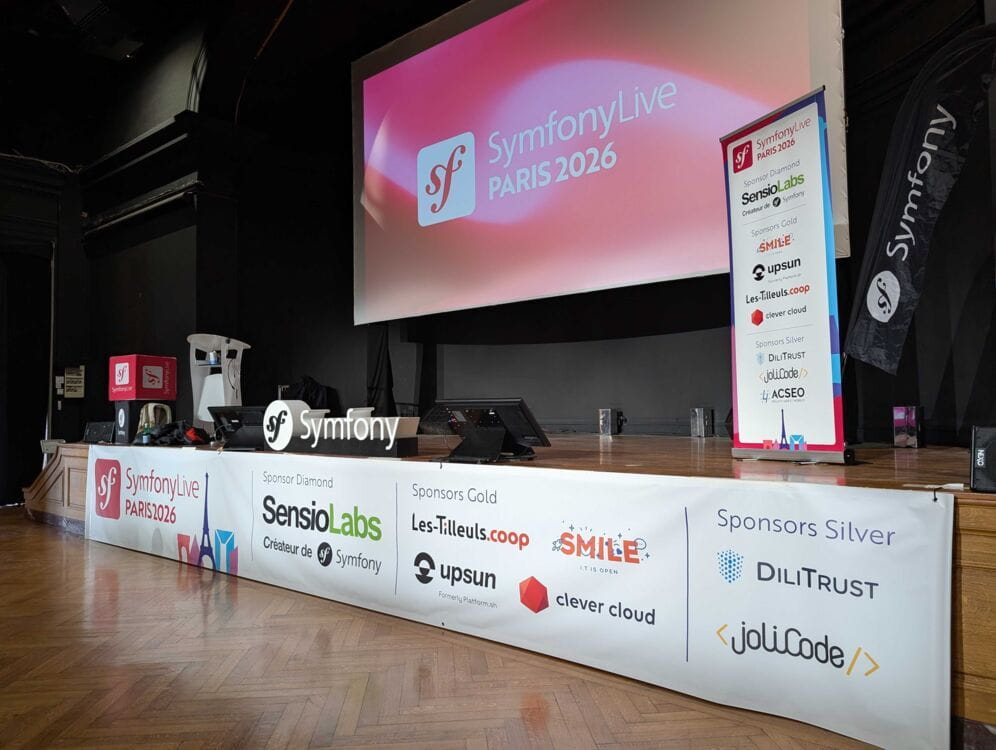 La sc&egrave;ne du SymfonyLive Paris