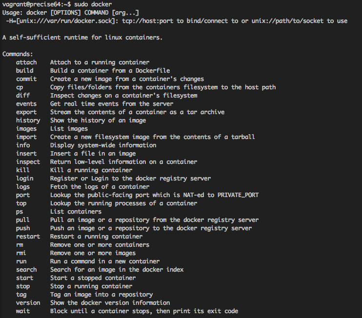 Docker shell