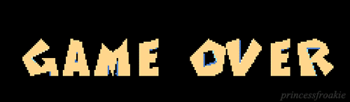 Logo Game over animé