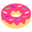 Donut emoji displayed as a colored image.
