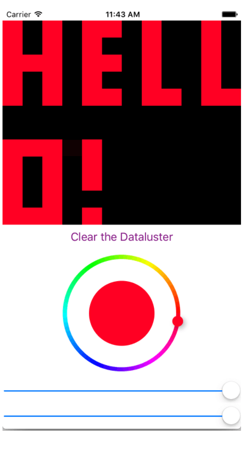 L'application Dataluster
